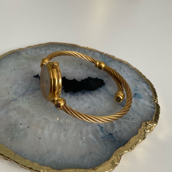 Authentic Gucci 2700.2.L  Vintage Gold Plated Rope Cable Watch - Picture 2 of 6